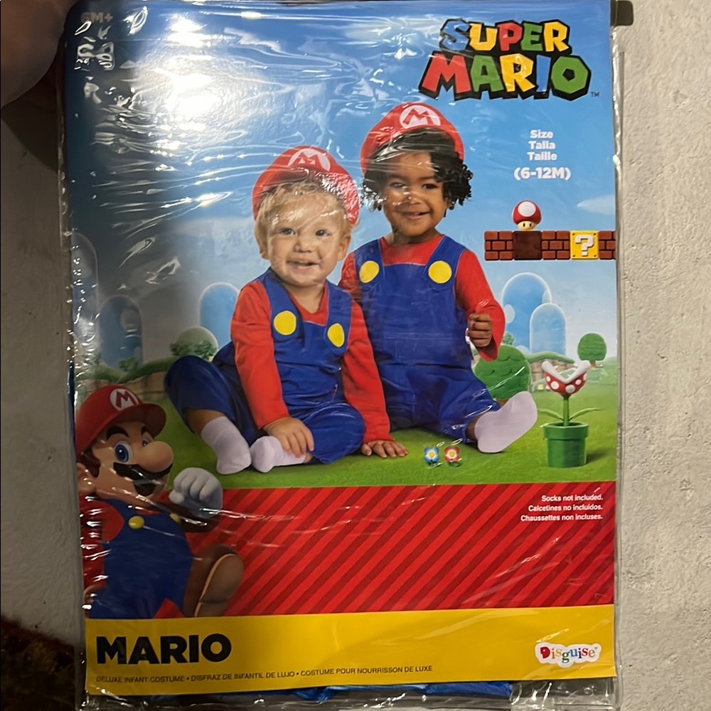 Super Mario Infant Costume (6-12M)